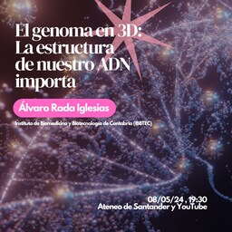 "El genoma en 3D: la estructura de nuestro ADN importa", por Álvaro Rada (IBBTEC)