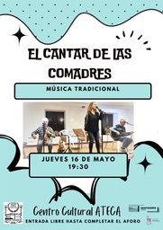 Concierto de música tradicional a cargo de El Cantar de las Comadres