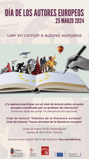 Tertulia de los clubes de lectura de la BCC por el Día de los Autores Europeos