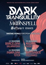 Dark Tranquillity. Endtime Signals European Tour 2024