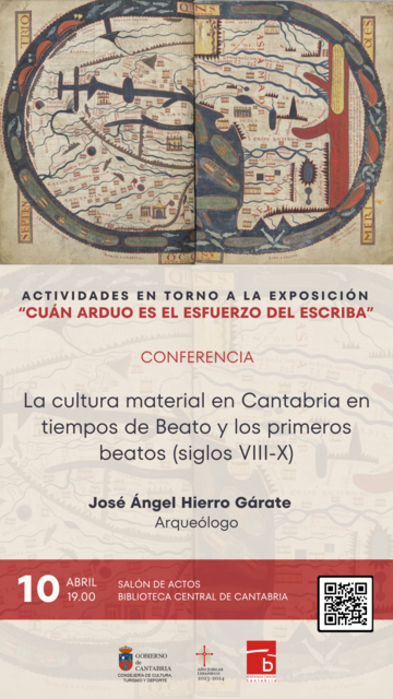 "La cultura material en Cantabria en tiempos de Beato y los primeros beatos (siglos VIII-X)", por José Ángel Gárate