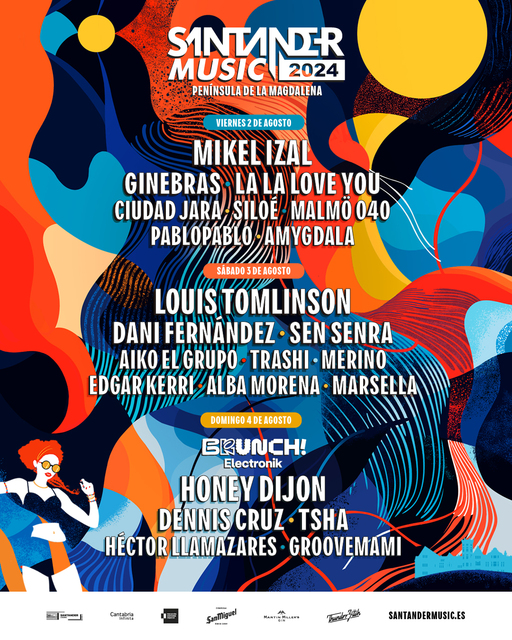 Mikel Izal, Ginebras y La La Love You encabezan la primera jornada del Santander Music 2024