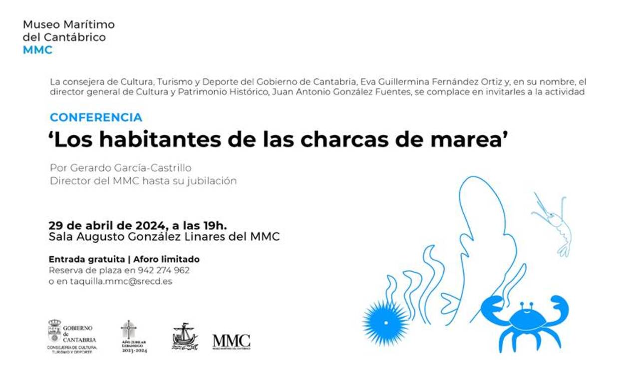 "Los habitantes de las charcas de marea", conferencia de Gerardo García-Castrillo