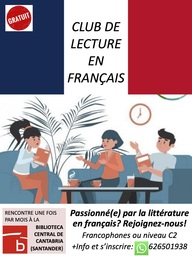 Club de lectura en francés