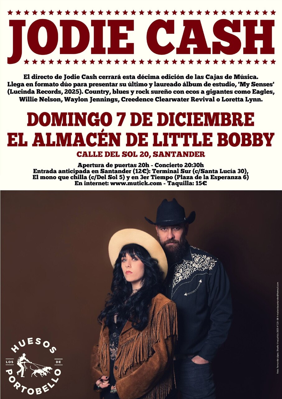 El country y rock sureño de Jodie Cash cierra la 10ª edición de Cajas de Música