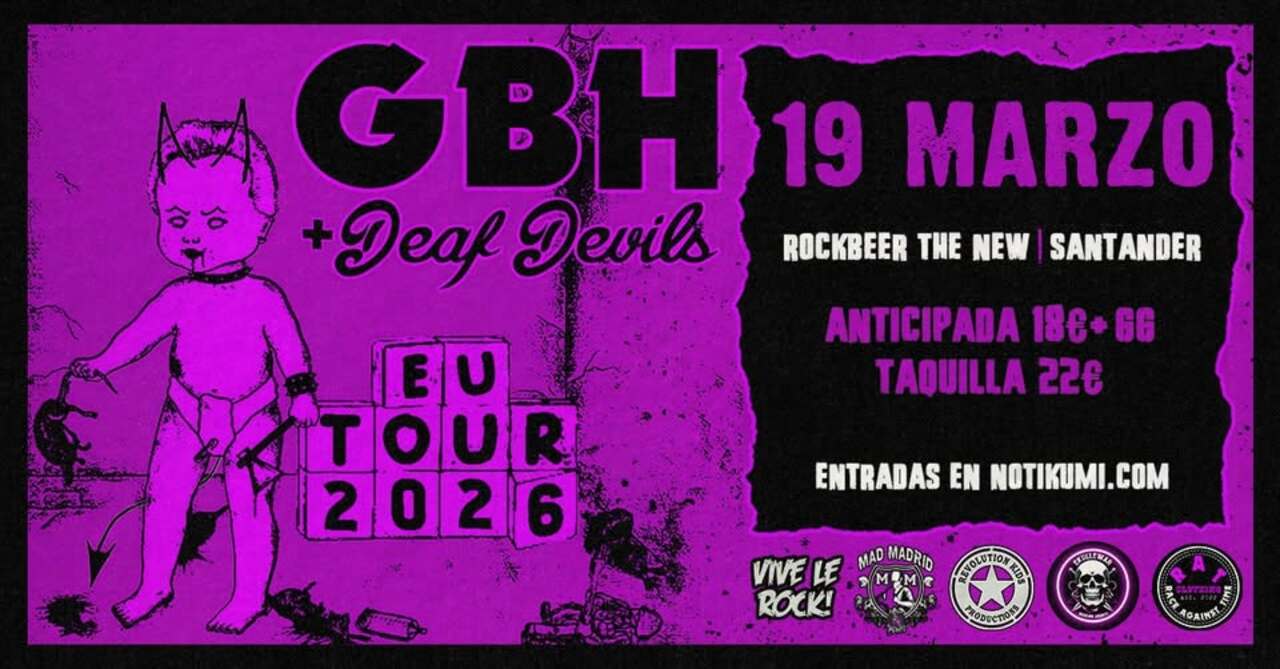 GBH y Deaf Devils en Santander