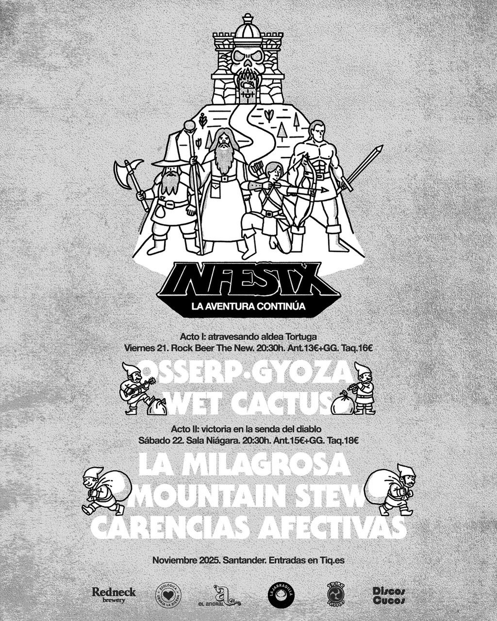 X Infest: primera jornada con Ósserp, Gyoza y Wet Cactus