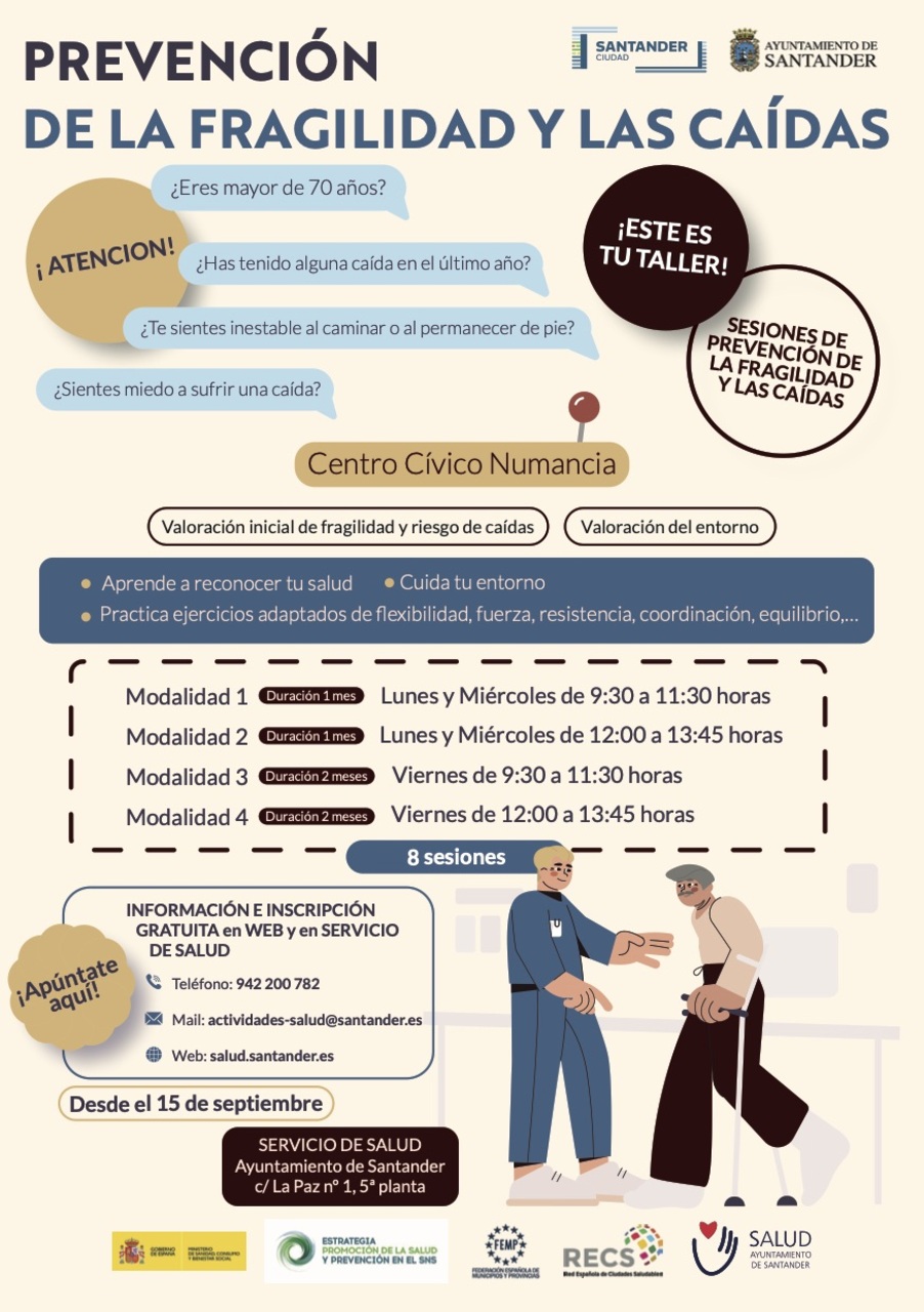 Programa de prevención de la fragilidad y las caídas