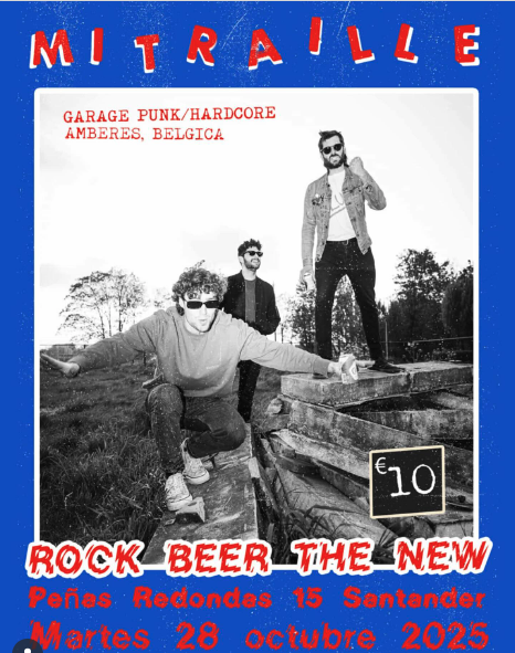 Mitraille, hardcore y garage punk - Santander Creativa