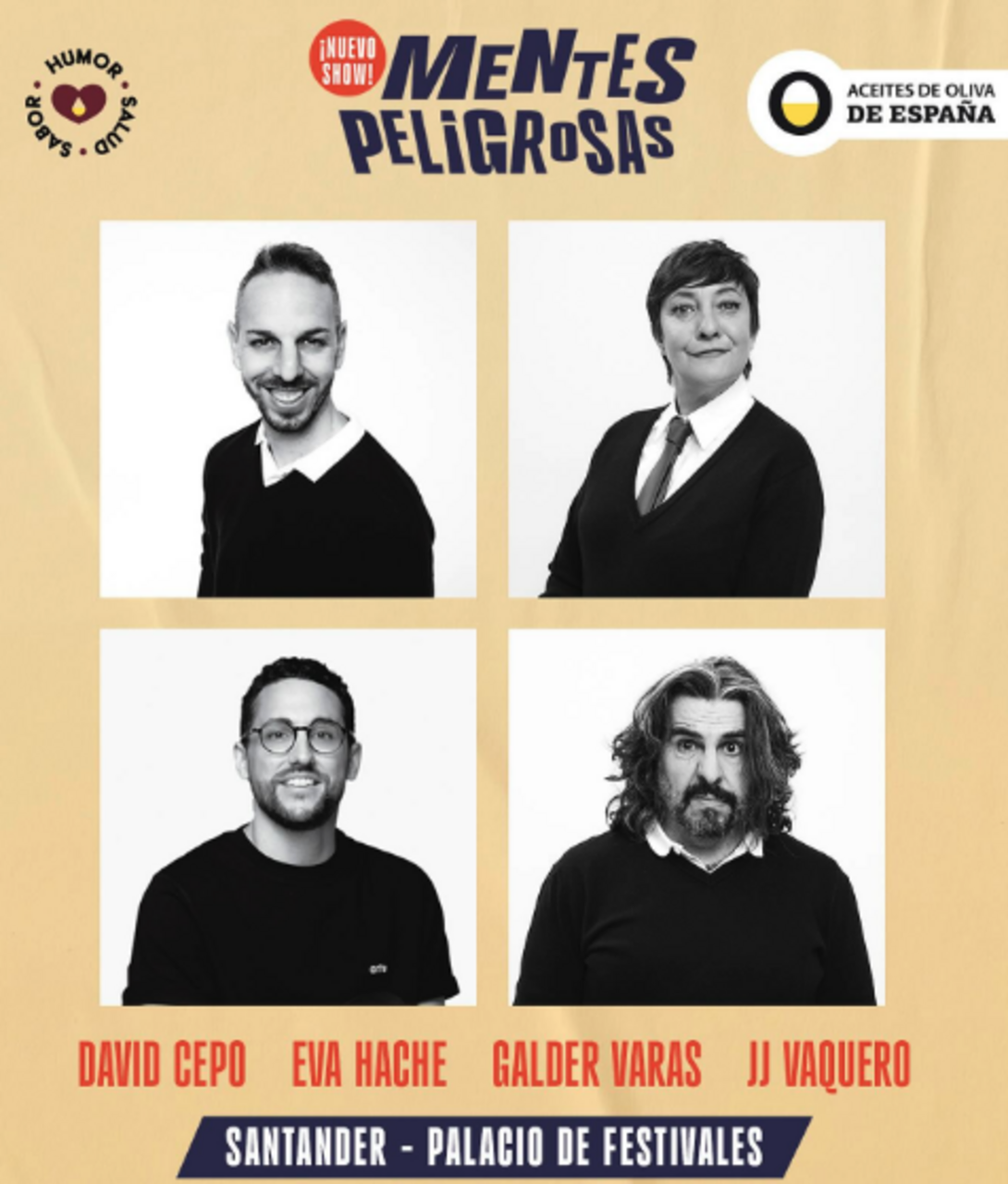 David Cepo, Eva Hache, Galder Varas y JJ Vaquero en "Mentes peligrosas"