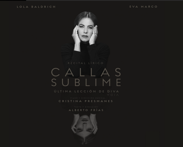 "Callas sublime, última lección de diva", monólogo dramático