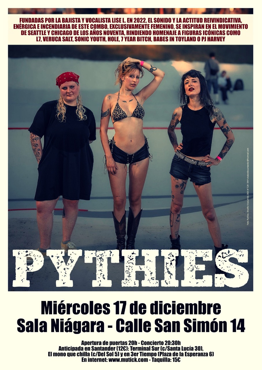 Las parisinas Pythies presentan en directo "Disillusion"