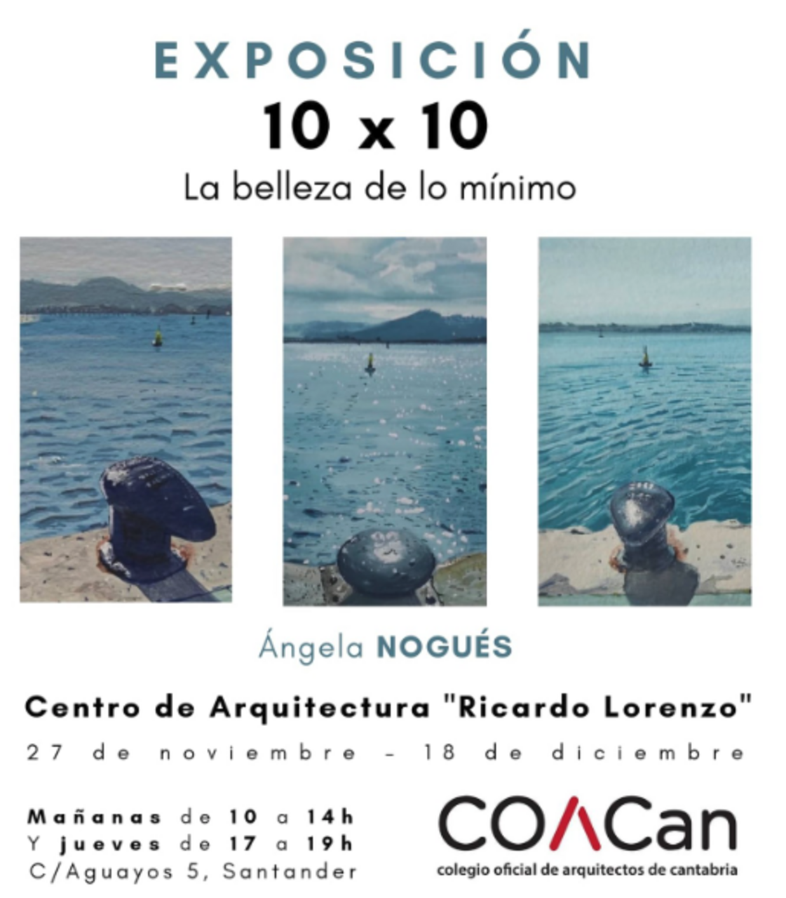 Exposición "10 x 10. La belleza de lo mínimo", de Ángela Nogués