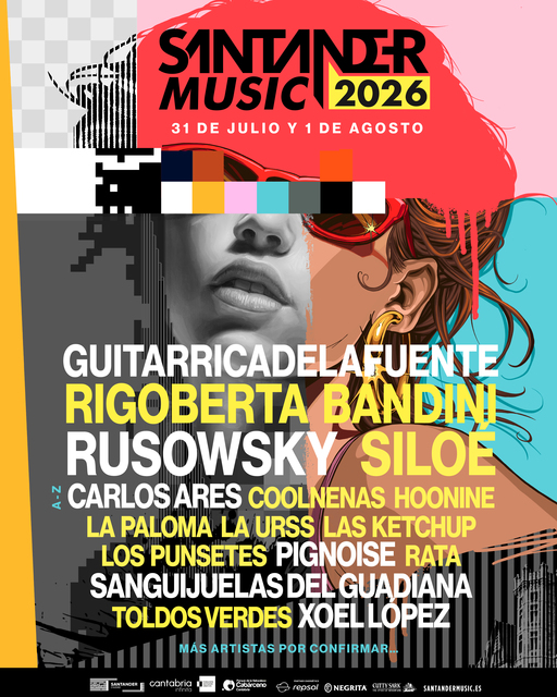 Santander Music 2026: Guitarricadelafuente, Rigoberta Bandini, Rusowsky y Siloé