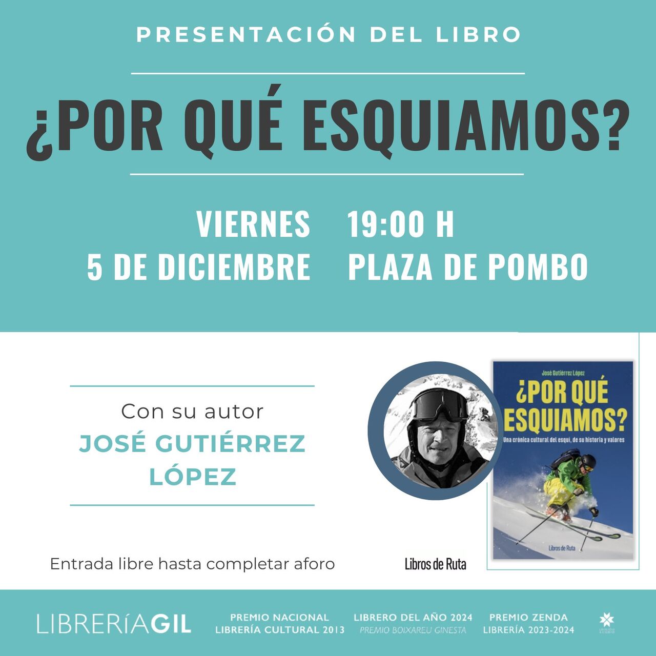 José Gutiérrez presenta el libro "¿Por qué esquiamos?"