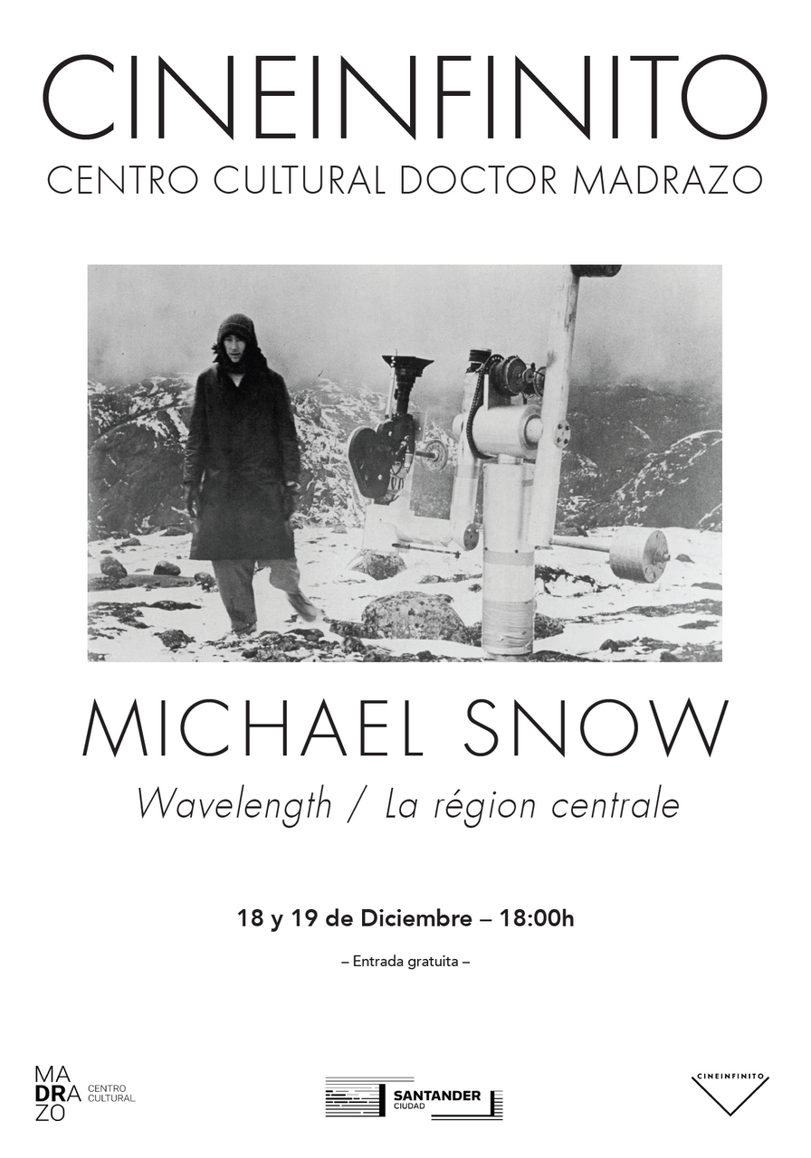 Segunda sesión de Cineinfinito dedicada a Michael Snow: “La région centrale” 