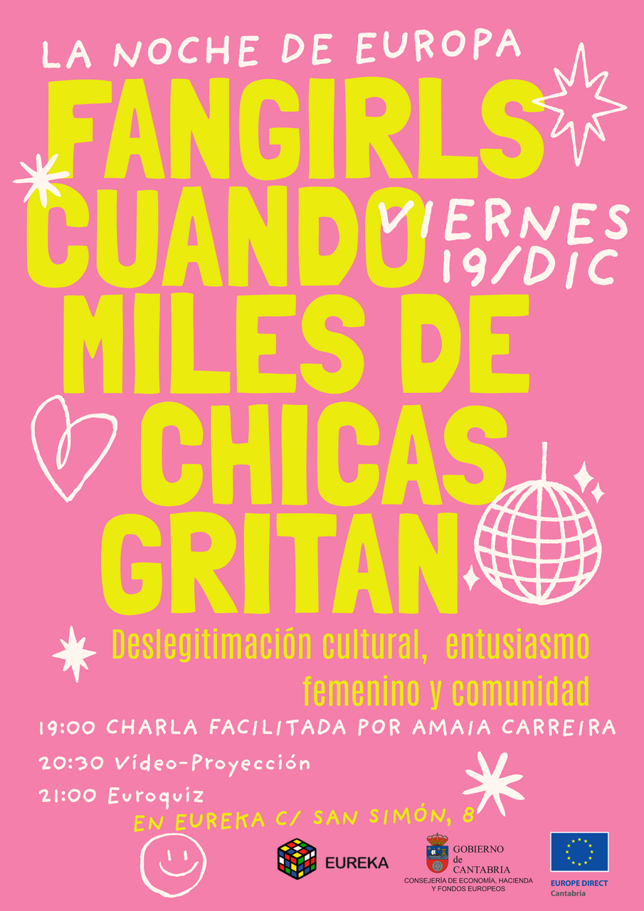Charla: "Fangirls, cuando miles de chicas gritan", por Amaia Carreira.