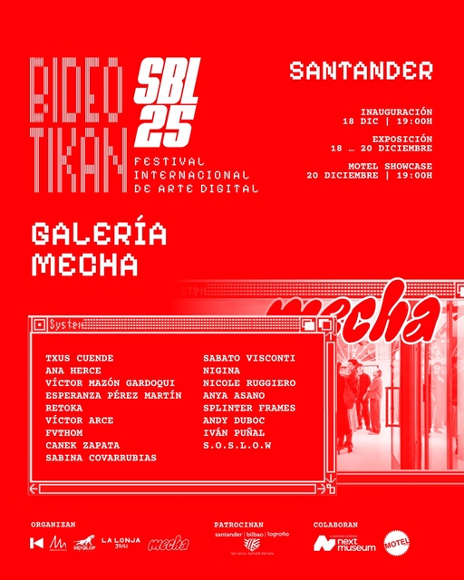 Clausura del festival de arte digital "Bideotikan SBL"