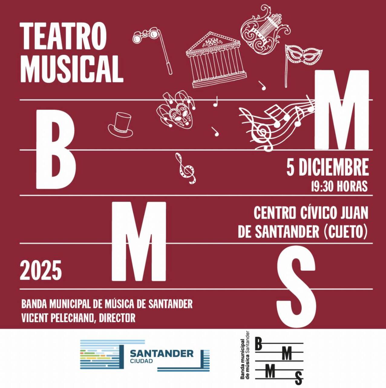 "Teatro musical", nuevo concierto de la Banda Municipal