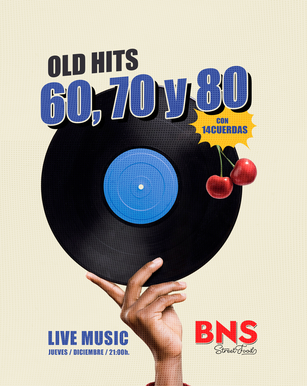 "Old hits 60, 70 y 80", con 14 Cuerdas