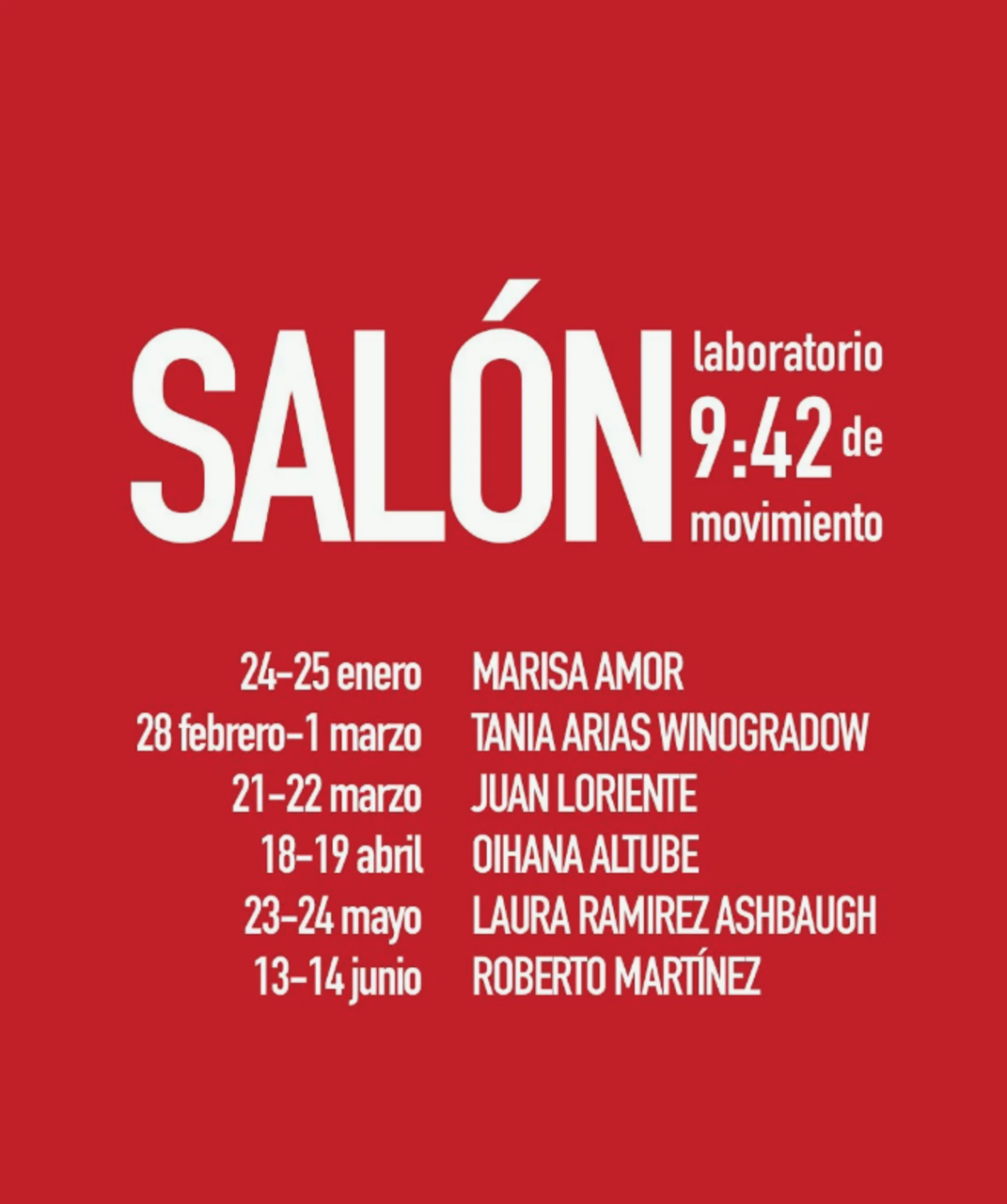 Salón 9:42 - laboratorio de movimiento