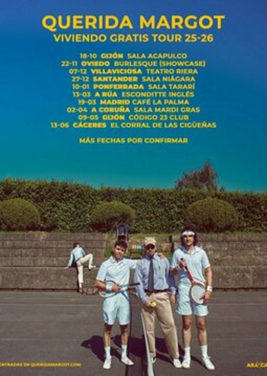 Querida Margot en concierto dentro de su gira "Viviendo Gratis Tour"