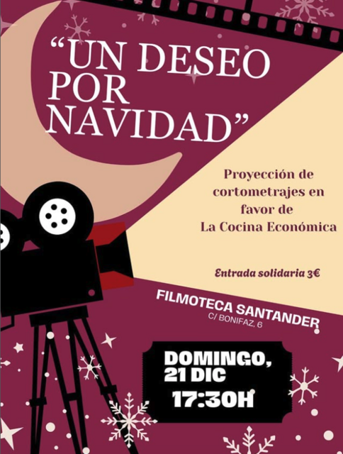 "Un deseo por Navidad", sesión solidaria de cortometrajes