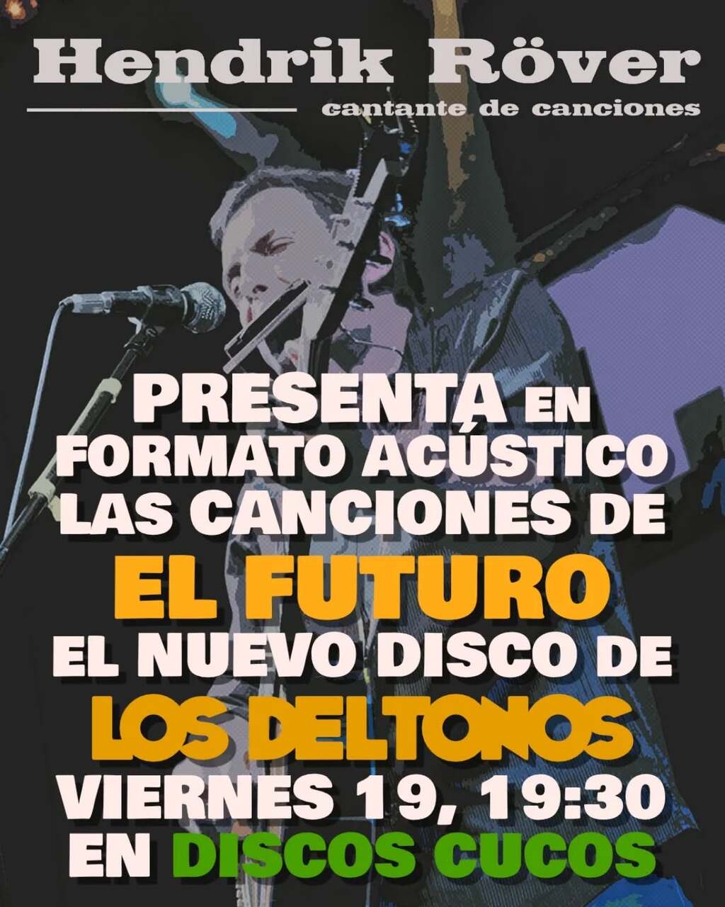 Hendrik Röver presenta en acústico las canciones de "El Futuro"