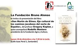 Presentación del libro "San Martín de Elines. Eje cultural de los caminos jacobeos del norte de España"