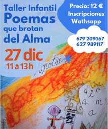 Taller infantil "Poemas que brotan del Alma" 