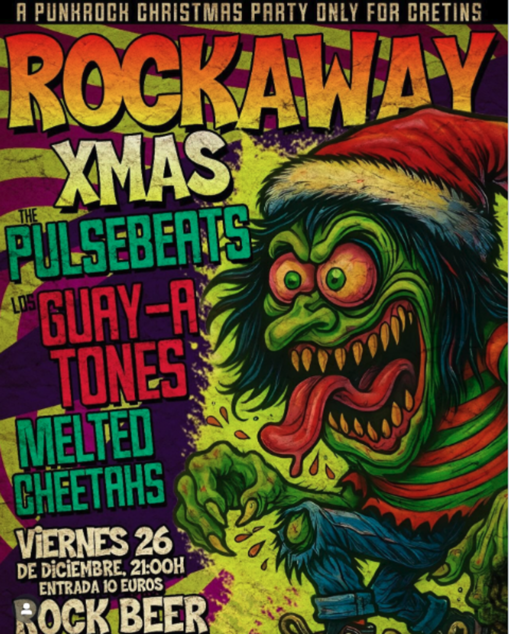 Rockaway Xmas: The Pulsebeats, Guay-A Tones y Melted Cheetahs