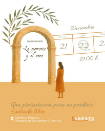 Presentación del poemario "La memoria y el arco", de Laura Gómez Aedo