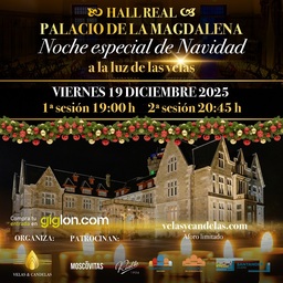 Noche especial de Navidad a la luz de las velas