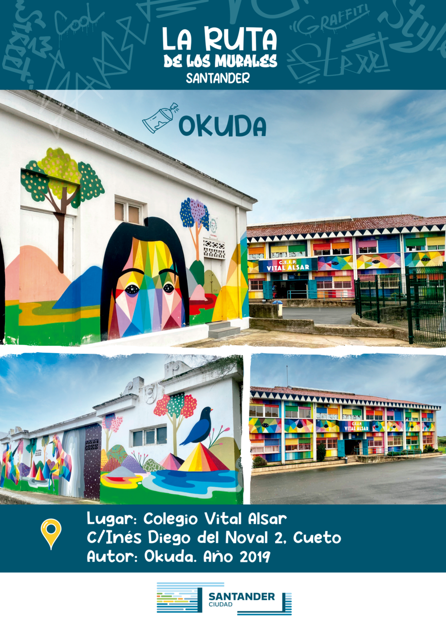 Recorre la ruta de los murales de arte urbano de Santander