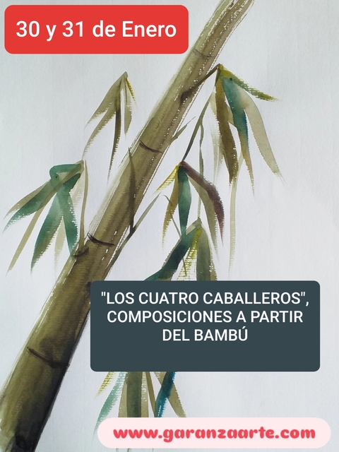 Sumi-E. Iniciación a la pintura oriental con tinta: el bambú