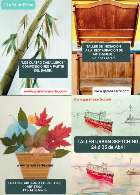 Taller de artesanía floral-flor artística