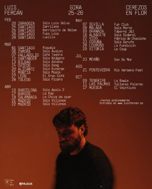 Luis Fercán. Gira "Cerezos en flor"