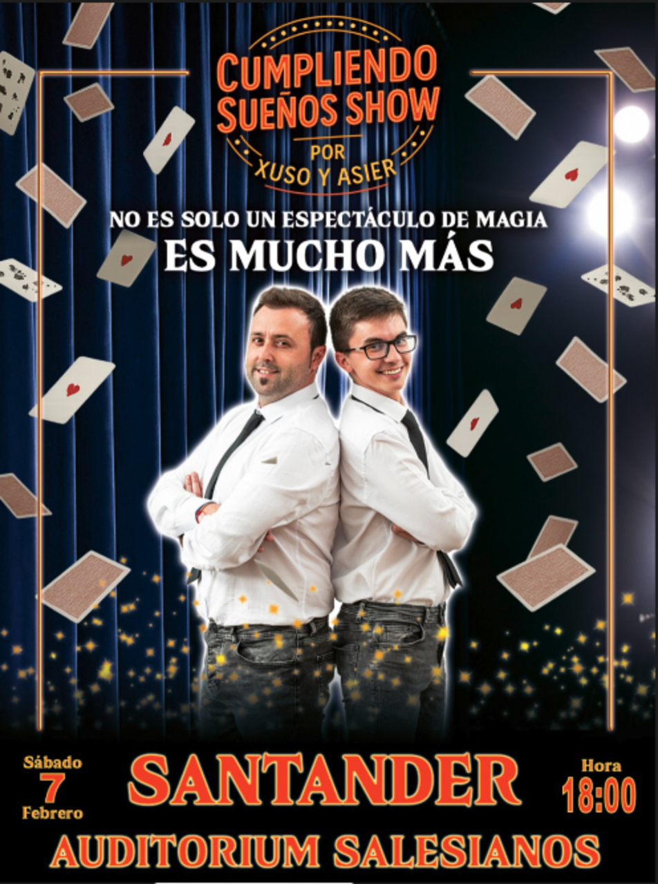 "Cumpliendo Sueños" con los ilusionistas Xuso y Asier Moon