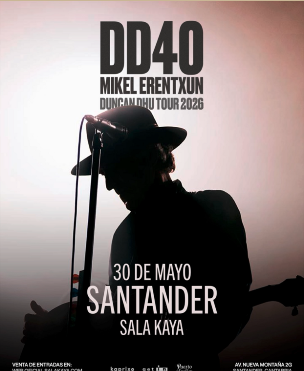 Mikel Erentxun. Duncan Dhu Tour 2026