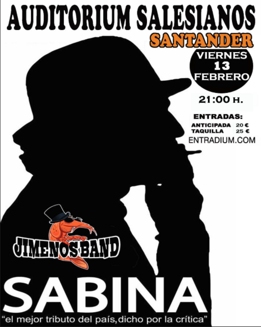 Tributo a Sabina con Jimenos Band
