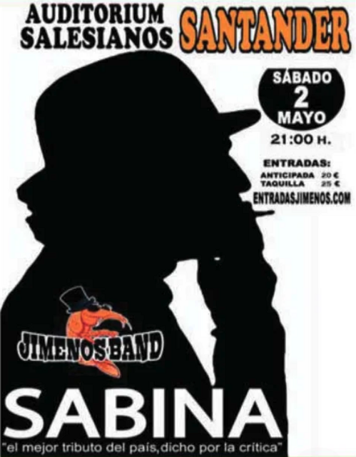 Tributo a Sabina con Jimenos Band