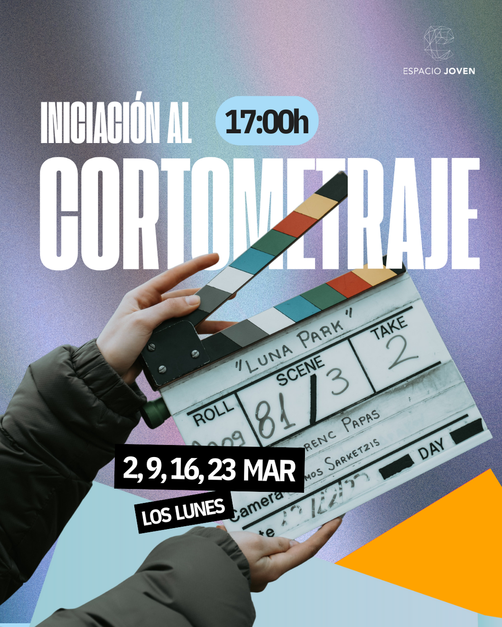 Taller de iniciación al cortometraje para jóvenes