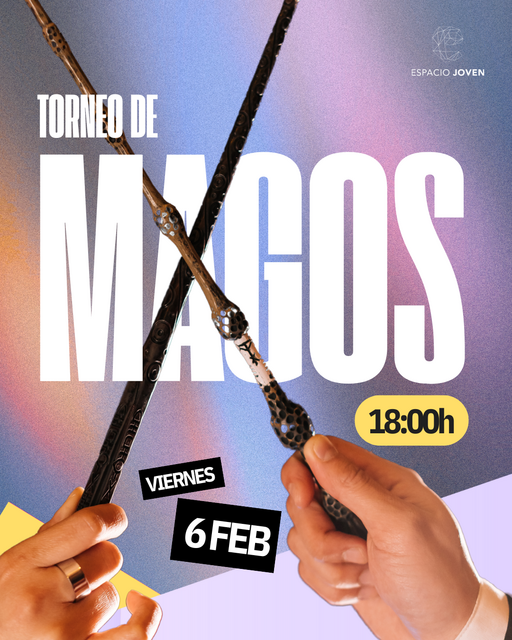 Torneo de magos en Espacio Joven