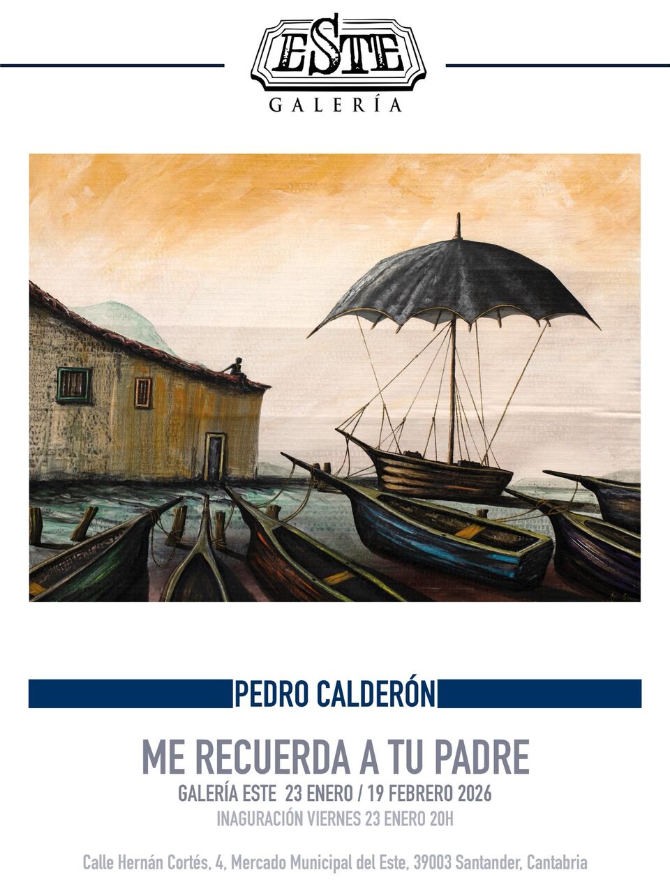 "Me recuerda a tu padre”, obras del artista Pedro Calderón