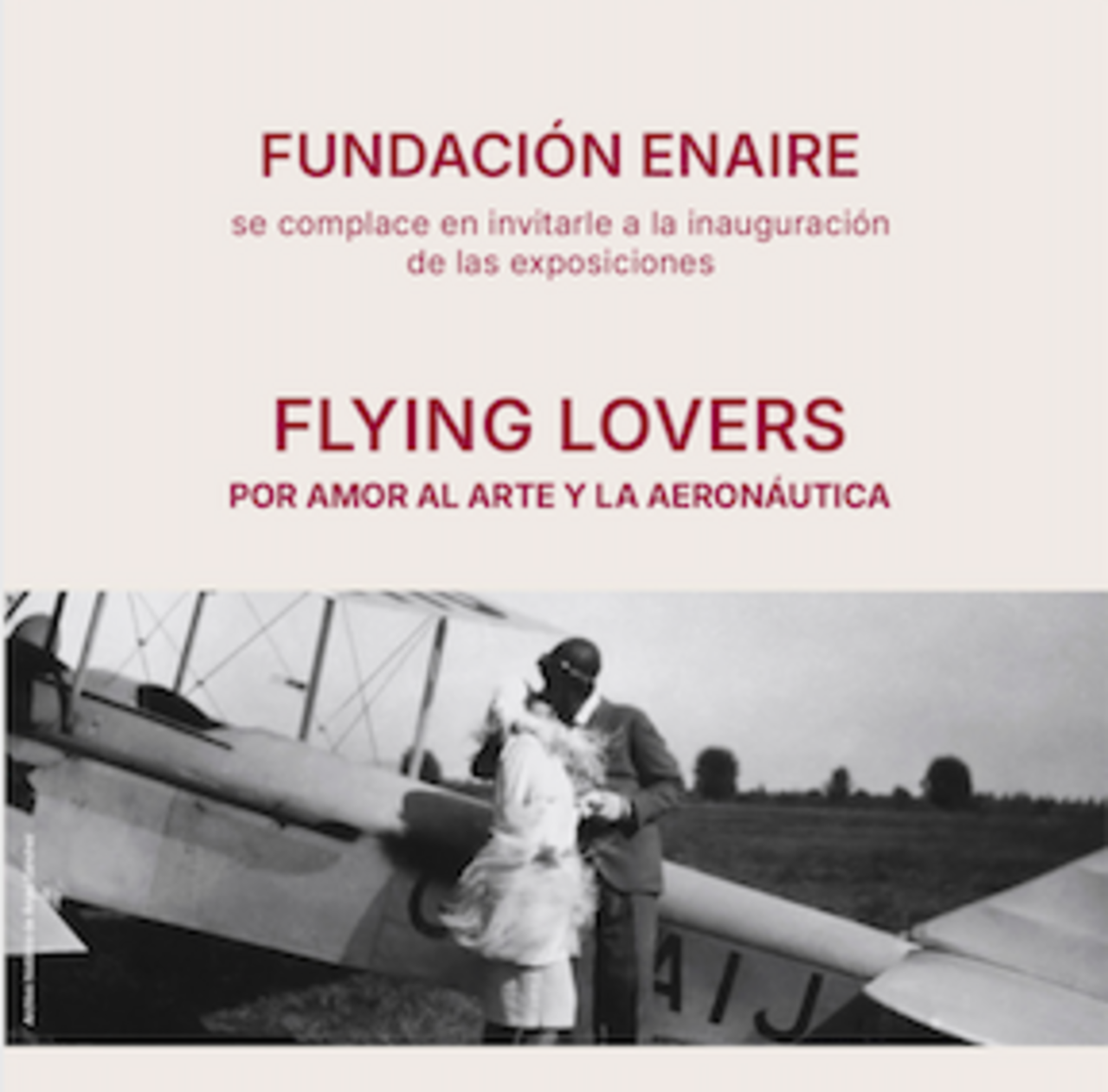 Inauguración de las exposiciones "Flying Lovers" y "El abrazo"