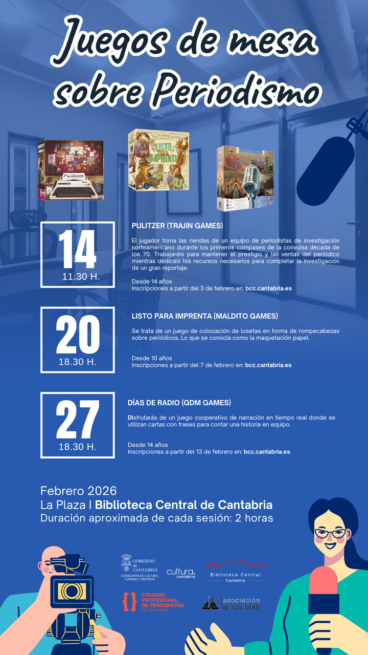 Juegos de mesa sobre periodismo: "Pulitzer"