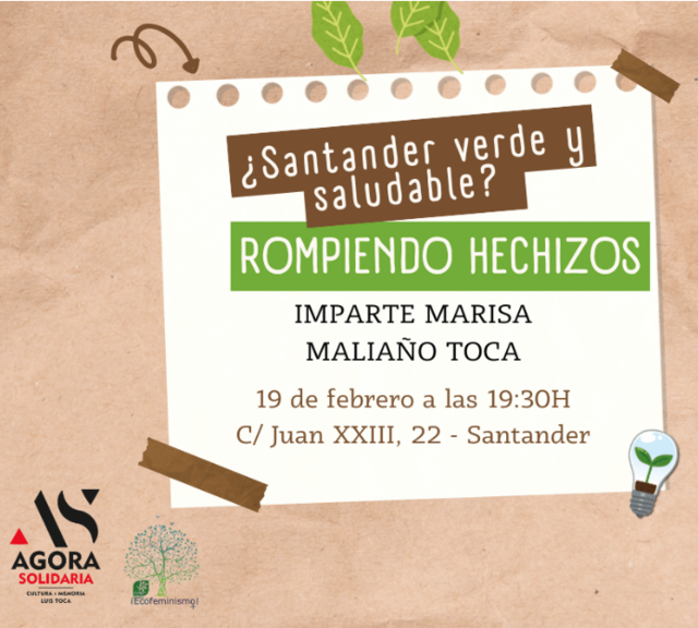Charla "¿Santander verde y saludable? Rompiendo hechizos"
