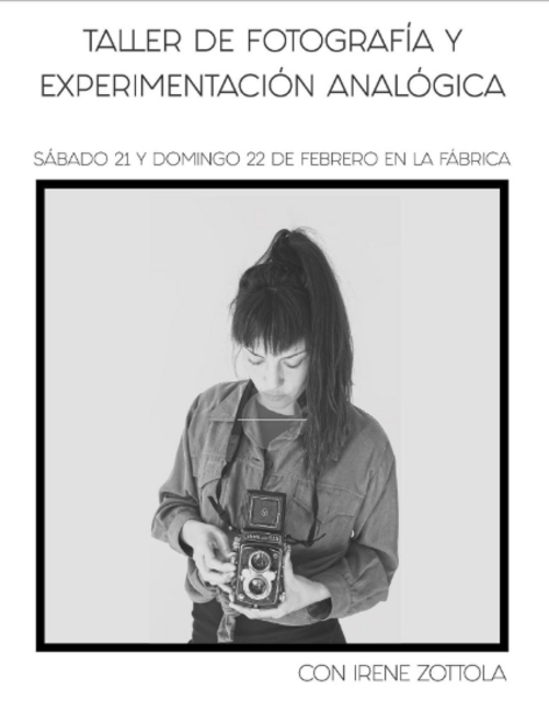 Taller de fotografía y experimentación analógica con Irene Zottola