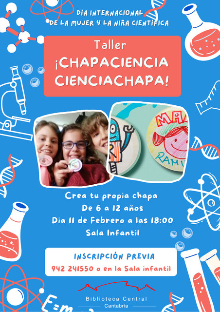 Taller infantil “Chapa ciencia, Ciencia chapa”