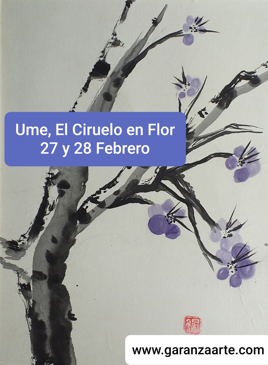 Taller especial: Representación del ciruelo en flor